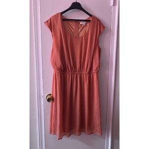 Fashionable Dress Pink/Peach